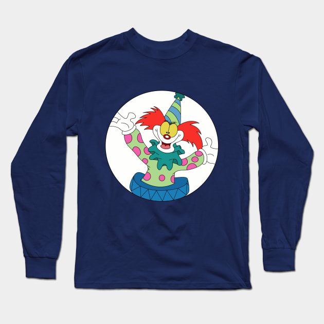 Binky the Clown Long Sleeve T-Shirt by Just a girl 23